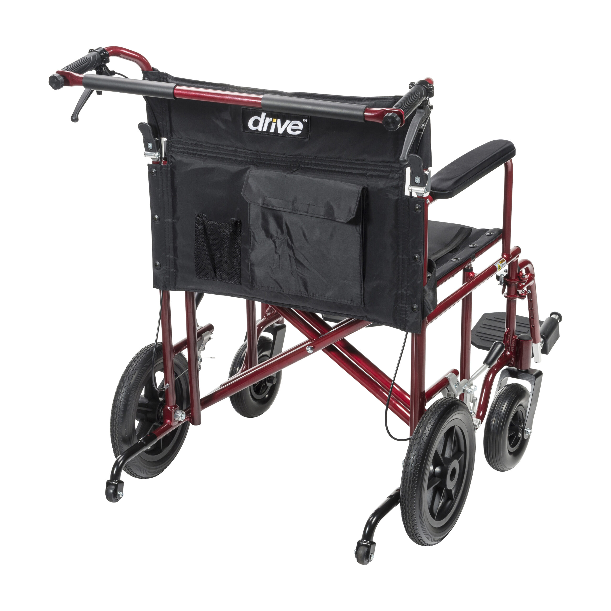 22" bariatric aluminum transport chair atc22 r